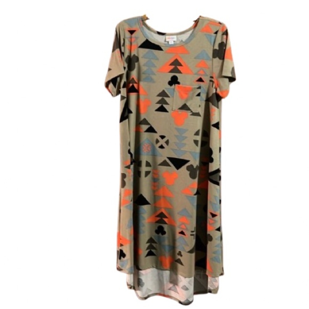 #25 LuLaRoe Disney Carly dress large